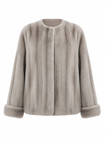 Elegant Faux Fur Short Jacket