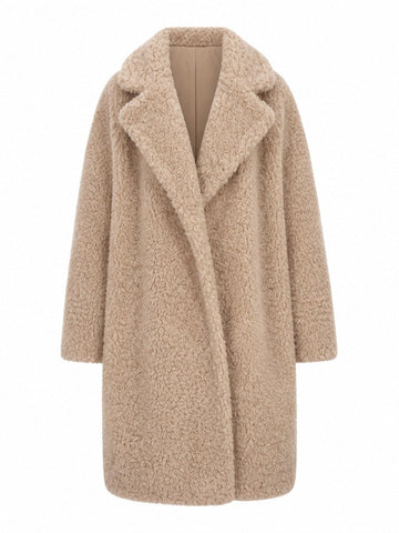 Grounded Oversized Faux Fur Coat
