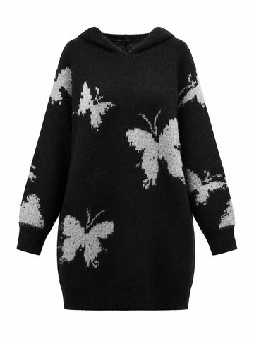Wild Heart Oversized Butterfly Knit Pullover