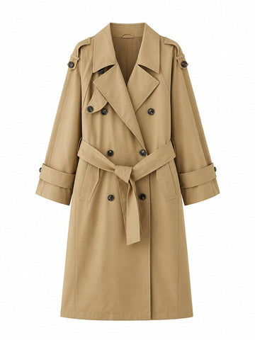 Grounded Oversized Trench Coat