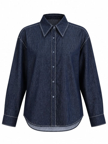 Grounded Oversized Denim Shirt