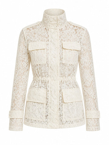 Elegant Floral Lace Jacket