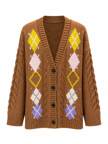 Unique Embroidered Knit Cardigan