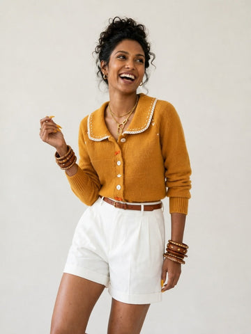 Ethereal Embroidered Knit Cardigan