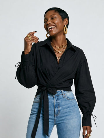Sovereign Spliced Wrap Top