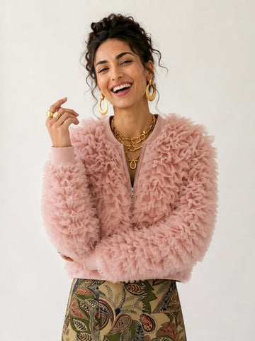 Radiant Layered Mesh Jacket