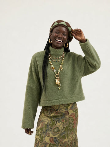 Grounded Fleece Loose Sweatshirt