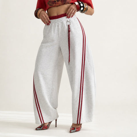 Free Spirit Striped Wide-Leg Pants