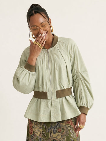Audacious Patchwork Zipper Jacket