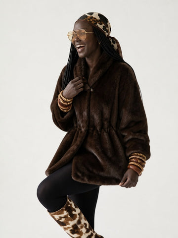 Elegant Oversized Fluffy Jacket