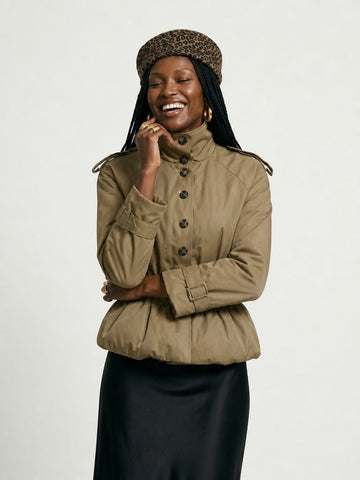 Audacious Belted Epaulet Jacket
