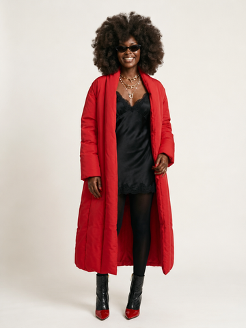 Grounded Oversized Long Parka