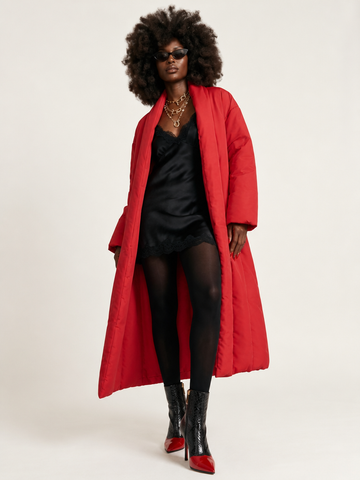 Grounded Oversized Long Parka