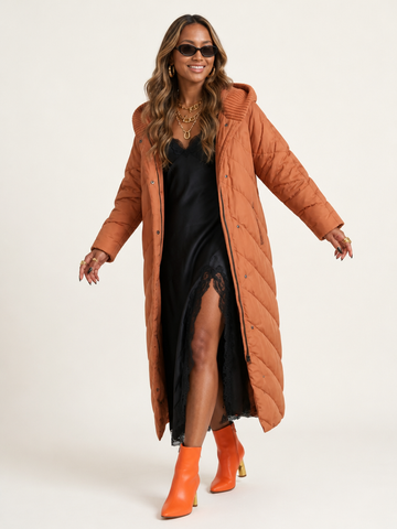 Boundless Oversized Hooded Puffer Jacket