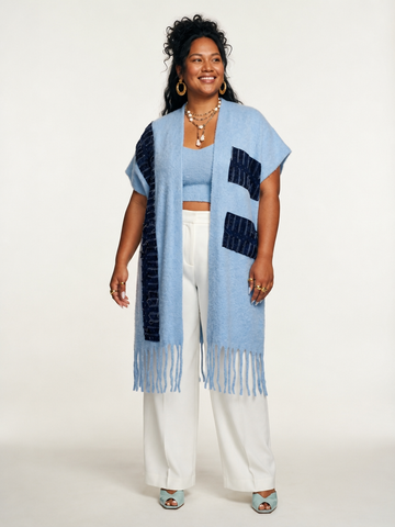 Wanderlust Geometric Tassel Cardigan