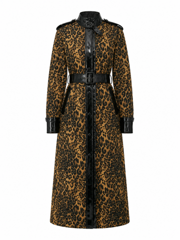 Fierce Leopard Patchwork Jacket