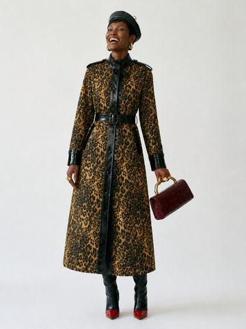 Fierce Leopard Patchwork Jacket