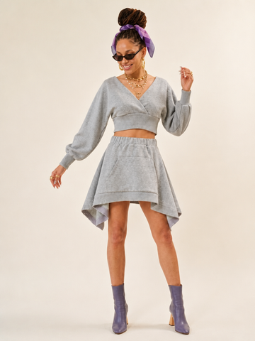 Grounded Ruffle Mini Two-Piece Set