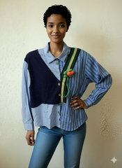 The Patchwork Deconstructed Poplin Shirt