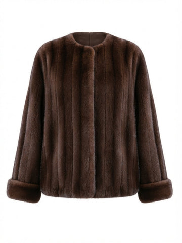 Elegant Faux Fur Short Jacket