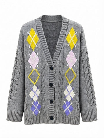 Unique Embroidered Knit Cardigan