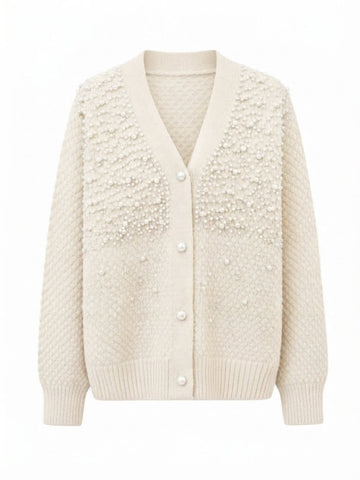 Divine Pearl Knit Cardigan