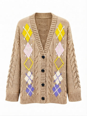 Unique Embroidered Knit Cardigan
