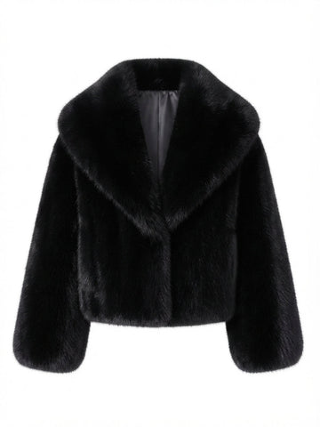 Audacious Faux Fur Short Jacket