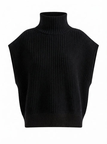 Grounded Knitted Turtleneck Pullover