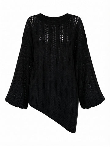 Unique Oversized Knit Pullover