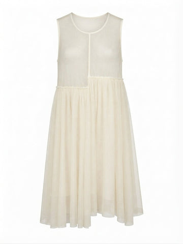 Ethereal Mesh Layered Midi Dress