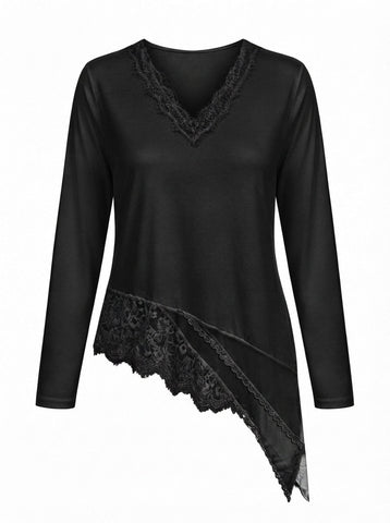 Free Spirit Irregular Lace Tunic