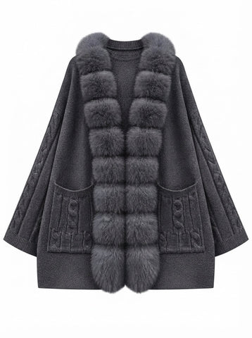 Radiant Fluffy Knit Cardigan