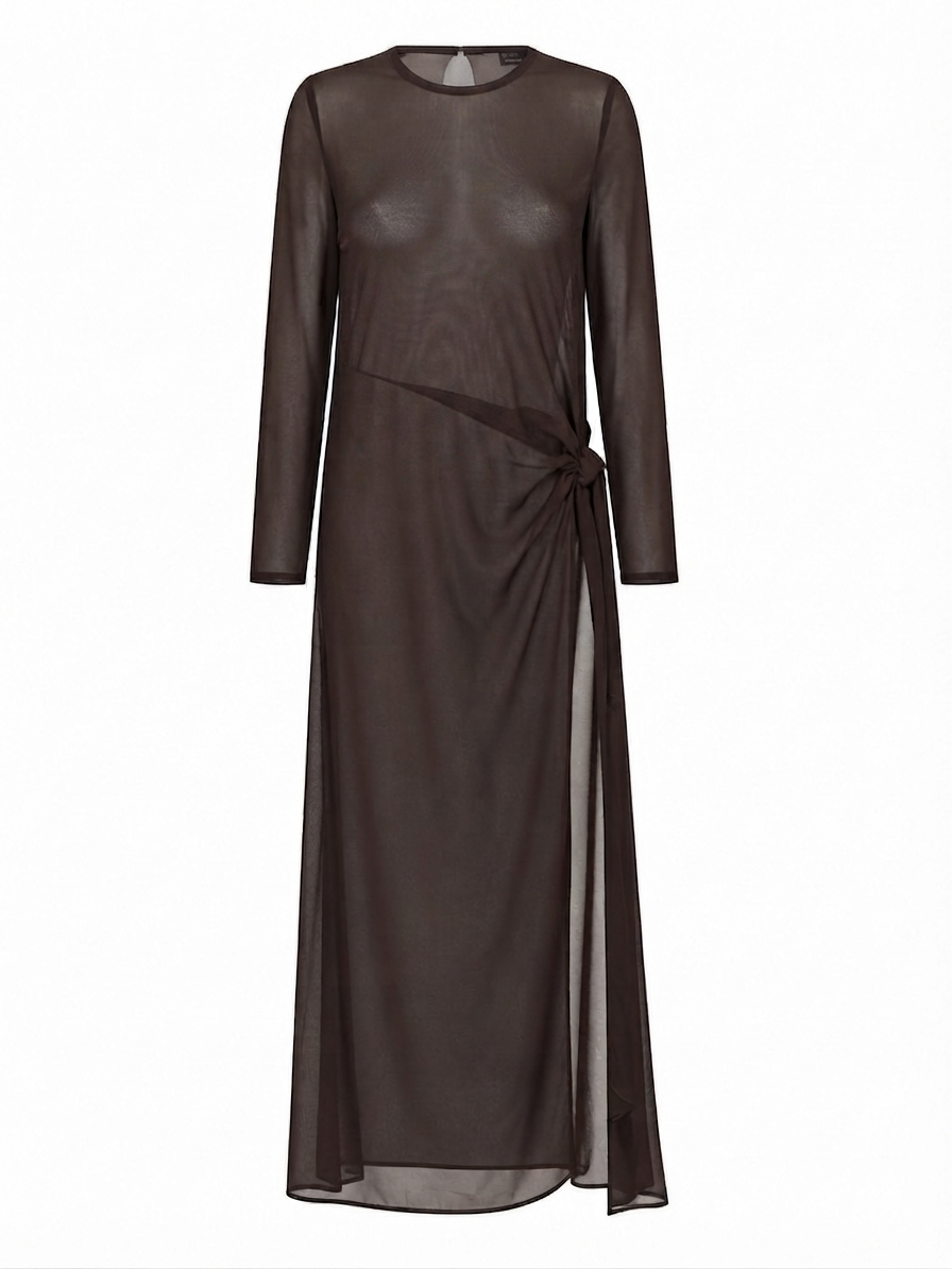 Abundant Mesh Maxi Dress