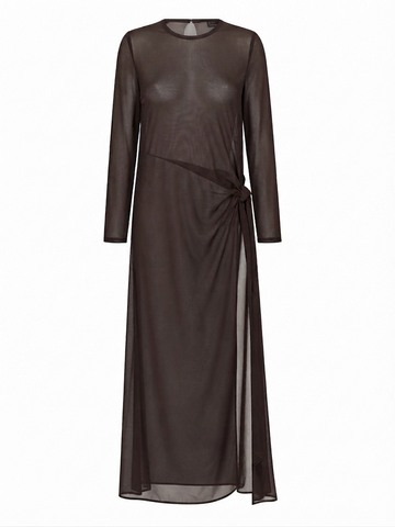 Abundant Mesh Maxi Dress