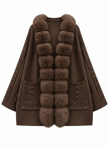 Radiant Fluffy Knit Cardigan