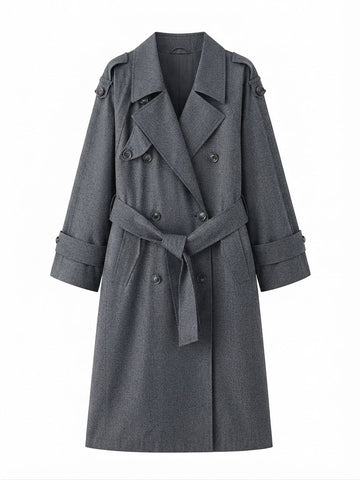 Grounded Oversized Trench Coat