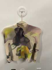Second Skin Abstract Floral Top