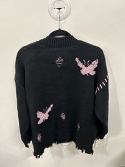 Deconstructed Butterfly Knit Cardigan