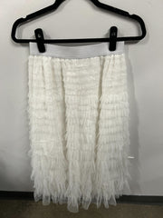 Ivory Cascade Textured Skirt Set
