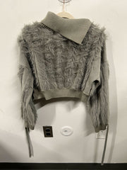 The Fara Textured Funnel-Neck Sweater