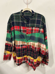 Artisanal Patchwork Flannel Tunic