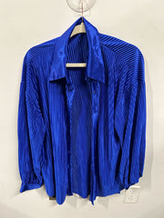 Cobalt Plissé Lounge Set