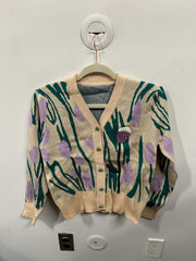 Artisan Meadow Intarsia Cardigan