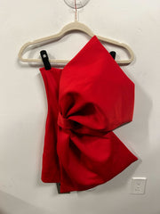 The Scarlet Bow-Front Mini Dress