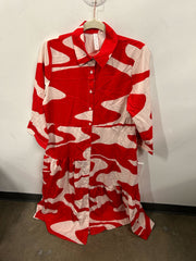 The Onda-Print Shirtdress