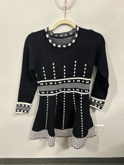 The Nova Geo-Knit Dress