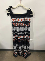 Amara Geometric-Print Maxi Dress