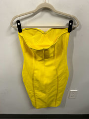 The Marigold Rosette Bustier Dress