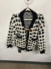 Graphic Knit Toggle Cardigan